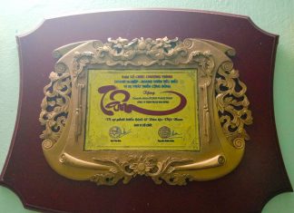 Chứng nhận vì sự phát triển kinh tế Dân tộc Việt Nam