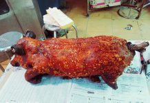 NHẬN ĐẶT HEO RỪNG QUAY NGUYÊN CON – HEO RỪNG QUAY THẢO MỘC