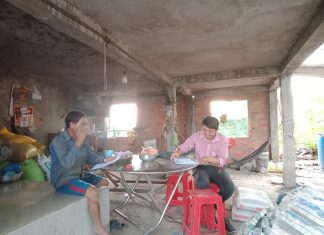 KHẢO SÁT HƯỚNG DẪN XÂY CHUỒNG HỘ NUÔI Ở TAM NÔNG TỈNH ĐỒNG THÁP – HEO RỪNG MIỀN TÂY