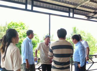 PHÒNG NÔNG NGHIỆP TRÀ CÚ TỈNH TRÀ VINH THAM QUAN TRANG TRẠI CÔNG TY – HEO RỪNG MIỀN TÂY